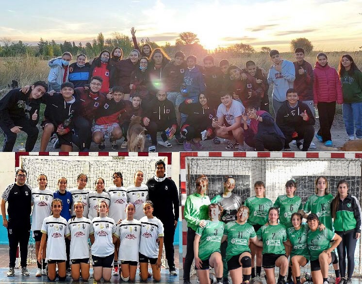 Tres equipos comodorenses en cuartos de final del Nacional de Menores B de handball