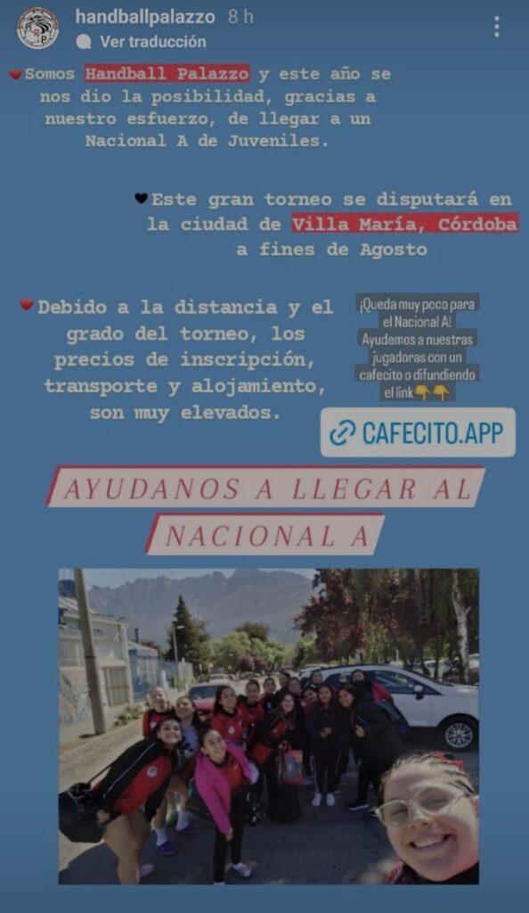 Las juveniles de Palazzo están juntando plata para el Nacional A